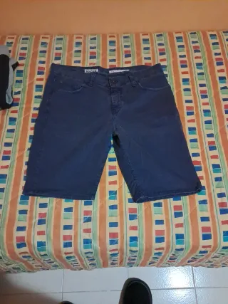 Jeans corti Nuvolari blu 98%cotone 2%elastame