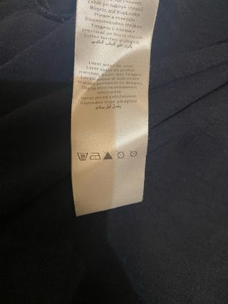 Abito camicia blu Apricot