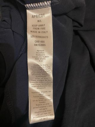 Abito camicia blu Apricot