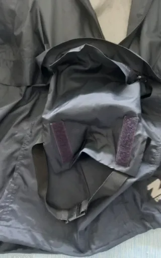 Impermeável Juvenil Zara Azul Marinho, unisexo