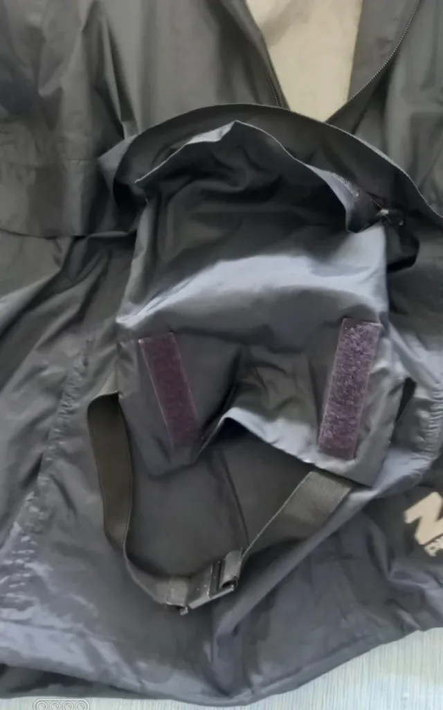 Impermeável Juvenil Zara Azul Marinho, unisexo