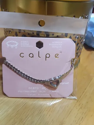Pulsera Calpe Corazón Acero Inoxidable
