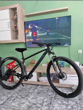 Bicicleta Rockrider en gris