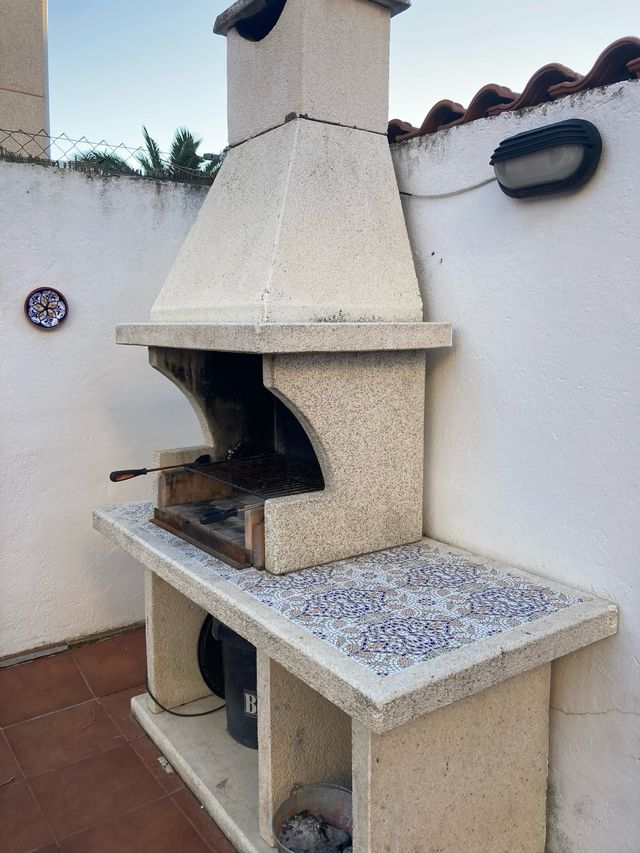 Barbacoa de piedra desmontable