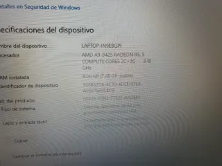 Portátil Asus AMD A9