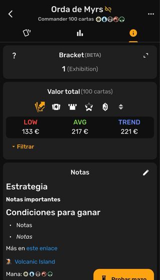 Mazo Commander Myr Artefactos