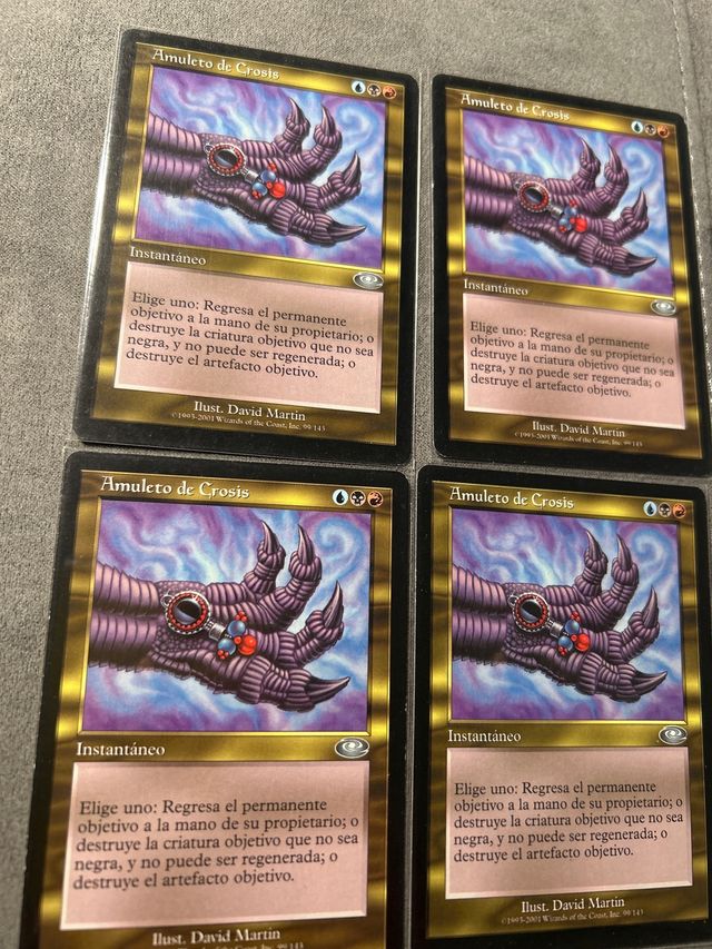 4x Amuleto de Crosis Magic The Gathering