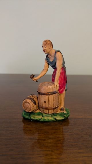 Statuina presepe: bottaio rara