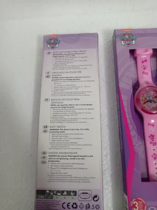Reloj Patrulla Canina Rosa Niña
