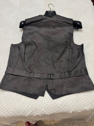 Traje de 3 piezas hombre gris