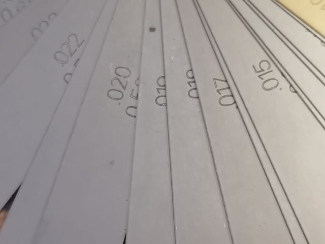 Galgas Acero 32 Cuchillas