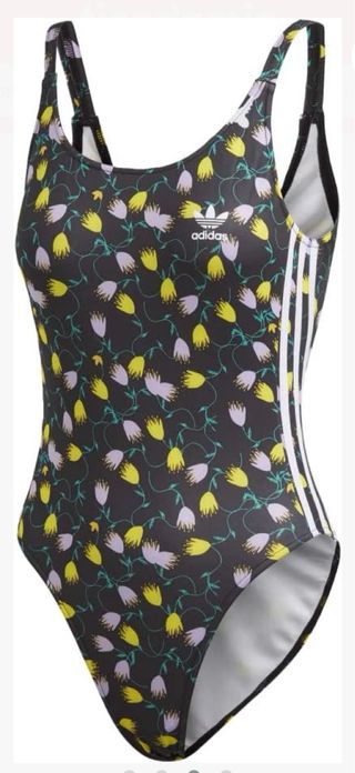 Bañador Adidas estampado flores