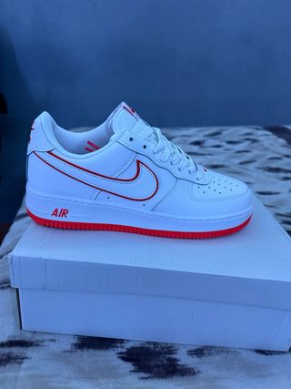 Nike Air Force 1 REACT BLANCO Y ROJO