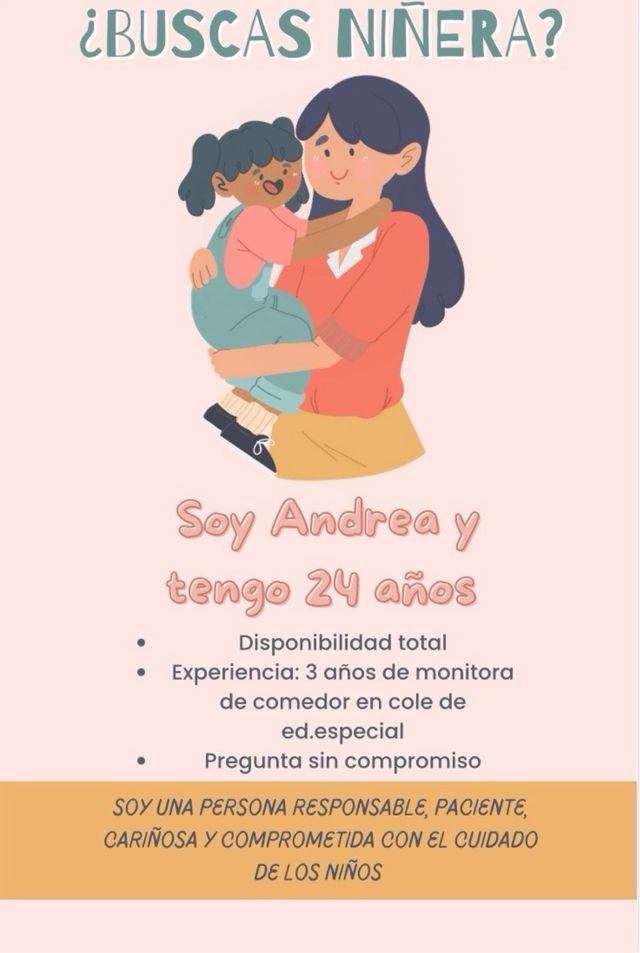 Soy Andrea y tengo 24 años.