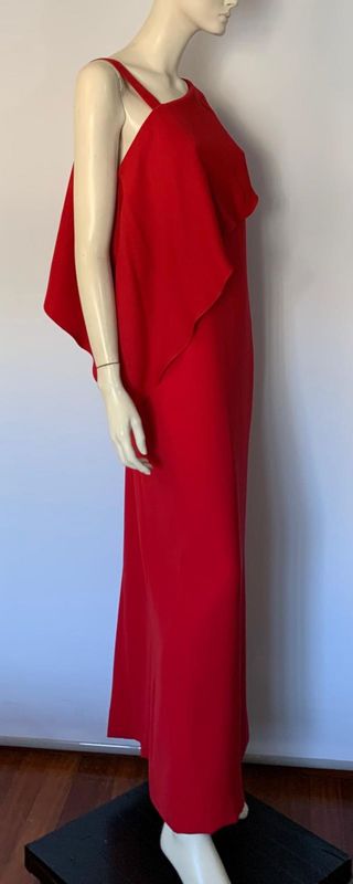 Vestido fiesta rojo Carolina Herrera