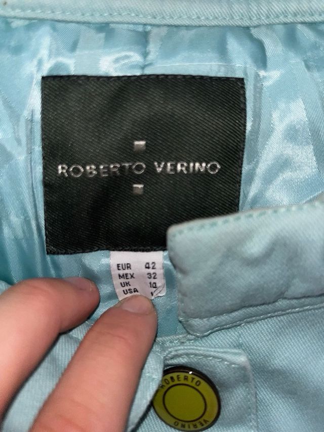 Chaqueta Celeste Roberto Verino Talla M