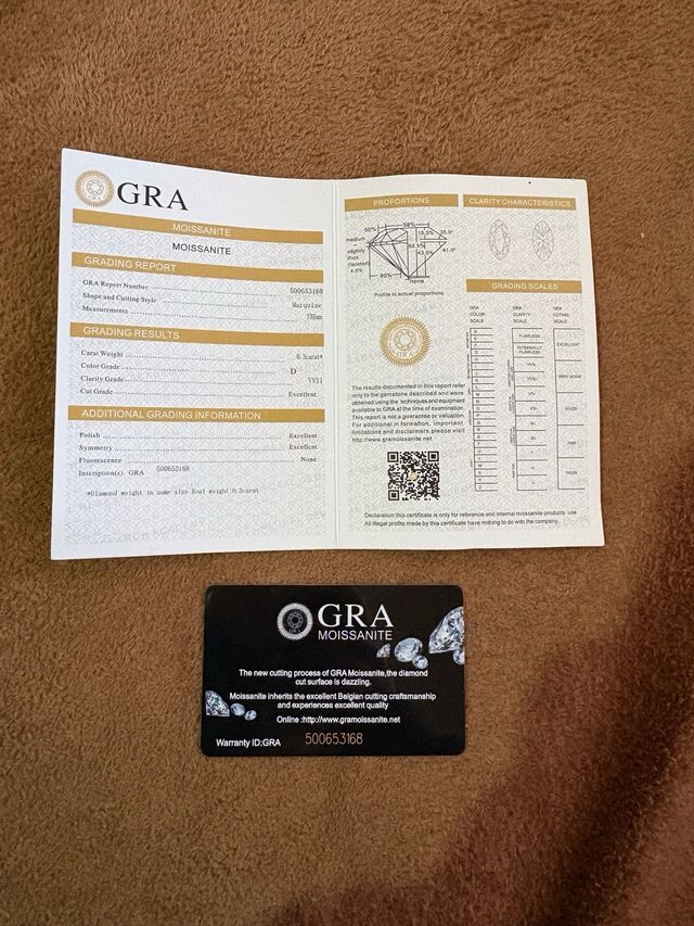 Collar de plata y moissanitas blancas