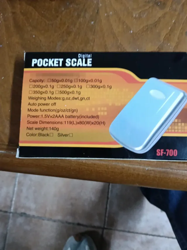 Báscula Digital de Bolsillo SF-700