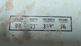 Tabla de surf Olaian Longboard 9'4