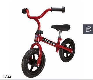Bicicleta de equilibrio roja