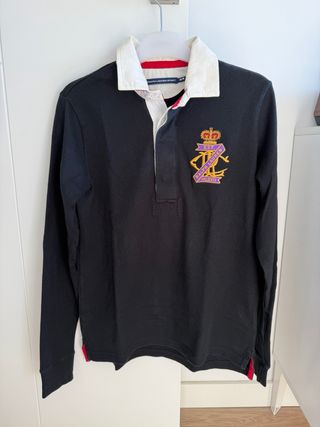 Polo Ralph Lauren negro de manga larga