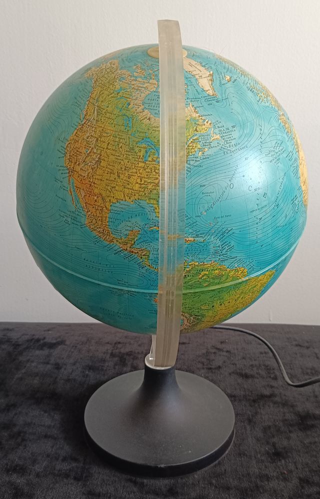 BOLA DEL MUNDO - GLOBO TERRAQUEO CON LUZ