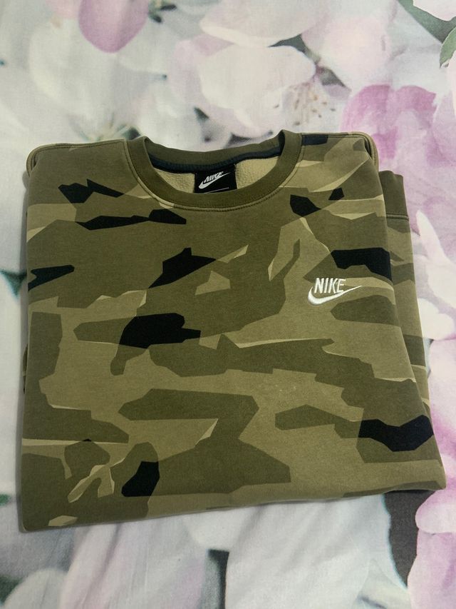 Sudadera Nike Camuflaje Verde