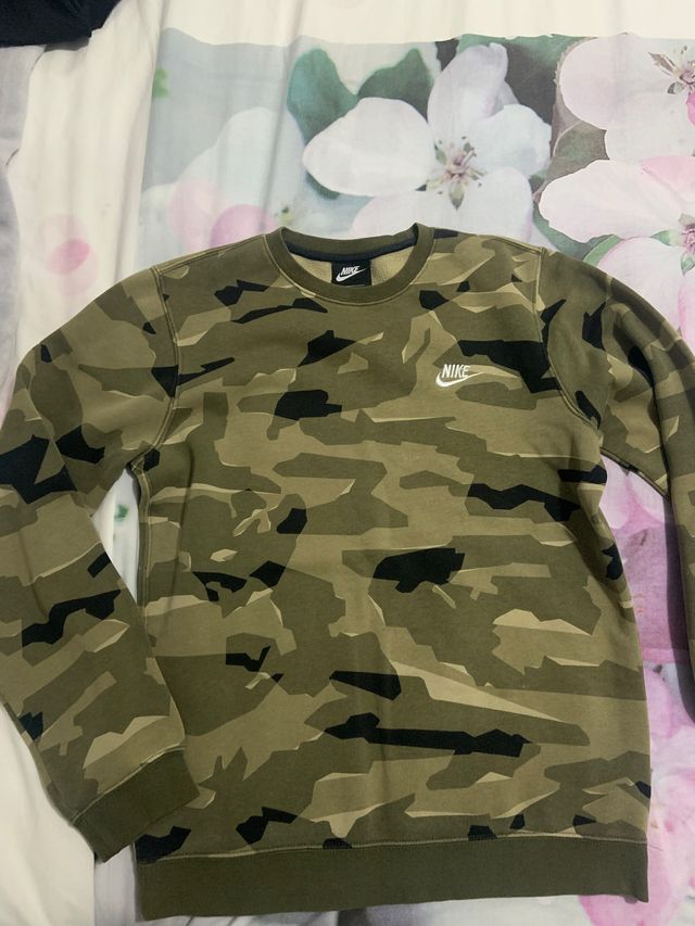 Sudadera Nike Camuflaje Verde