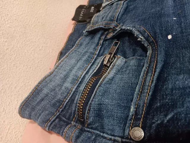 Pantalones Vaqueros S&D Desgastados