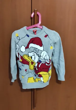 Maglione natalizio, bambino 4/5 anni (104/110 cm)