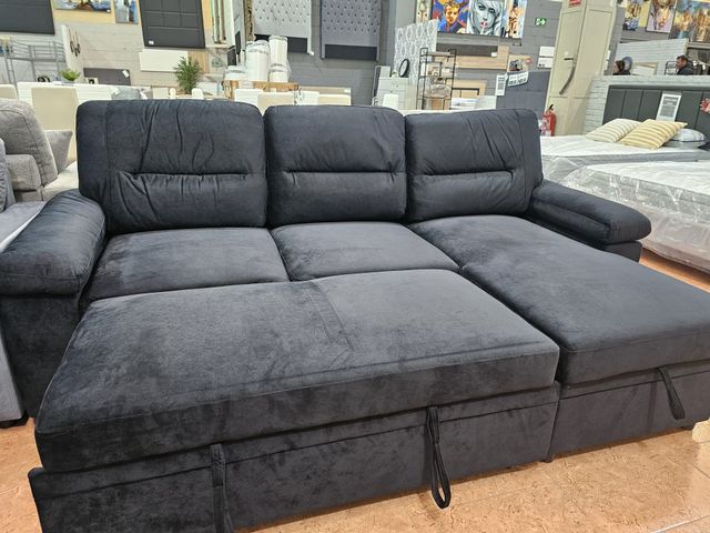 BLACK FRIDAY DE SOFA CAMA CHAISE LONGUE CON ARCON