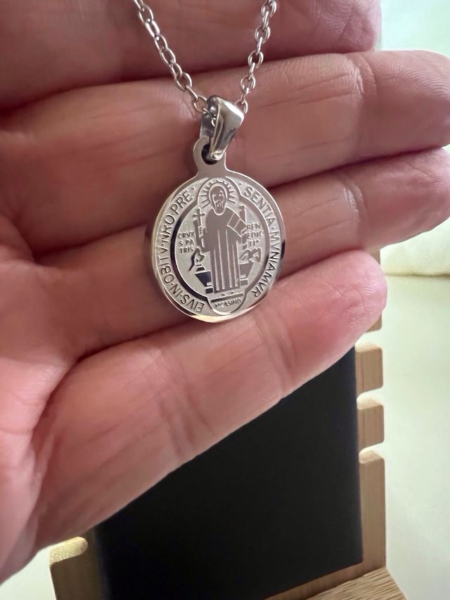 Colgante San Benito Plata