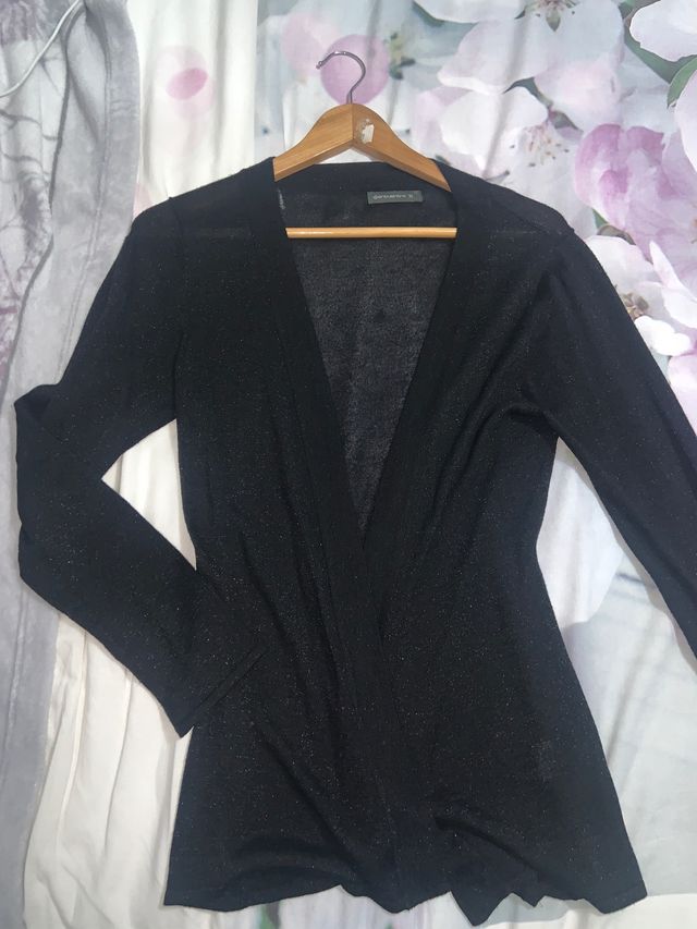 Chaqueta punto Encuentro negra Talla M