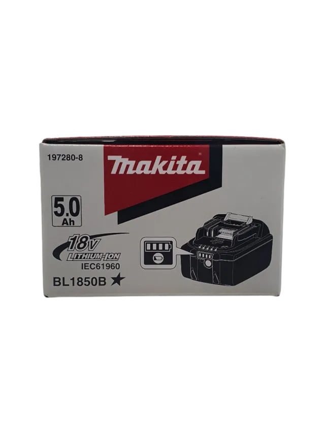 Makita 18V 5.0Ah BL1850B Batería