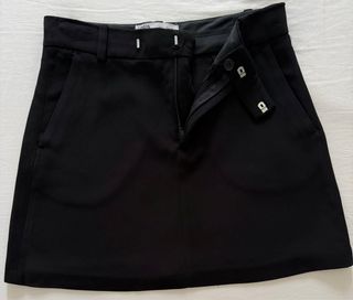 Falda Negra Zara talla alta
