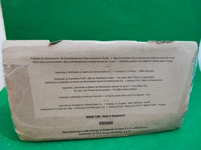 Lancia Fulvia HF Rallye Modelo Coche Rojo