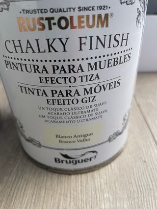 Pintura Rust-Oleum Chalky Finish Blanco Antiguo