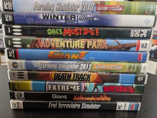 Lotto 20 Videogiochi x PC, versione Francese