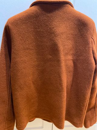 Chaquetón de paño  color caldera