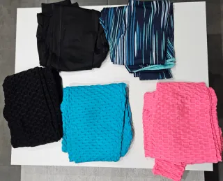 Pack 5 Mallas largas Mujer Talla S