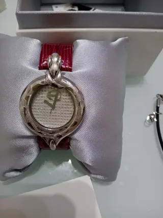 Orologio ciondolo Just Cavalli rosa e argento