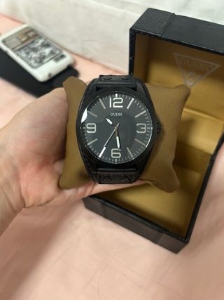 Reloj Guess Negro Caja Original