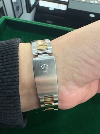 Rolex Date 34mm oro y acero