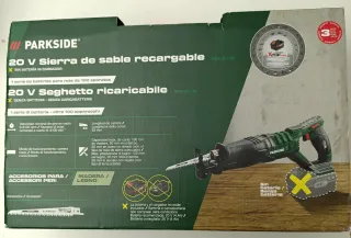 Sierra de sable Parkside 20V PSSA 20-LI B2