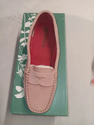 Mocasines de piel LATINA Talla 37