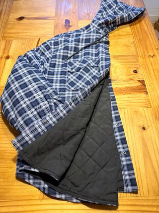 Chaqueta sobrecamisa acolchada hombre