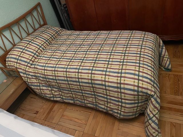 Edredón reversible multicolor