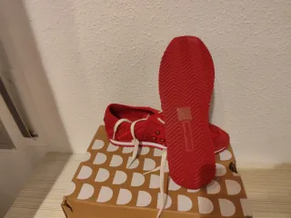 Zapatillas deportivas rojas mujer T.37