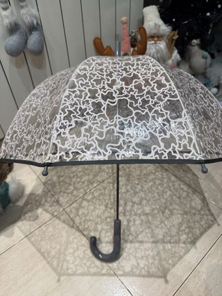 Paraguas Tous niña transparente