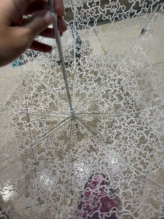 Paraguas Tous niña transparente